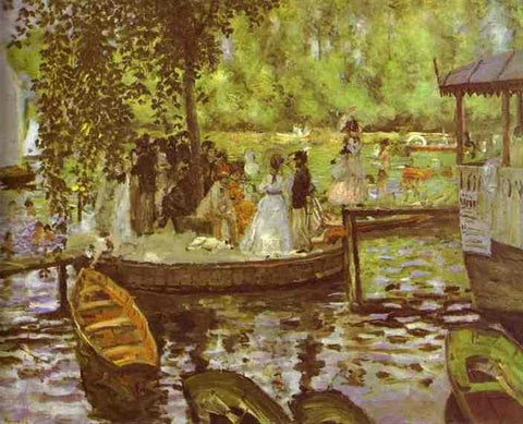  Claude Oscar Monet La Grenouillere - Hand Painted Oil Painting