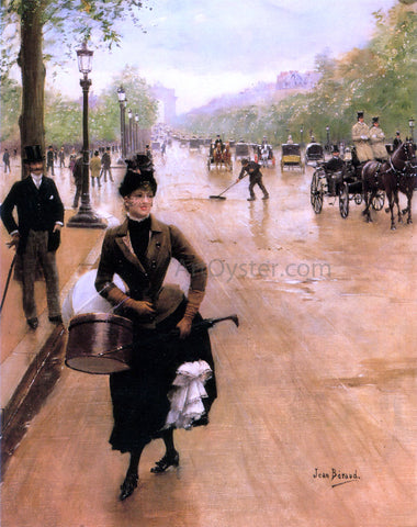  Jean-Georges Beraud La Modiste Sur Les Champs Elysees - Hand Painted Oil Painting