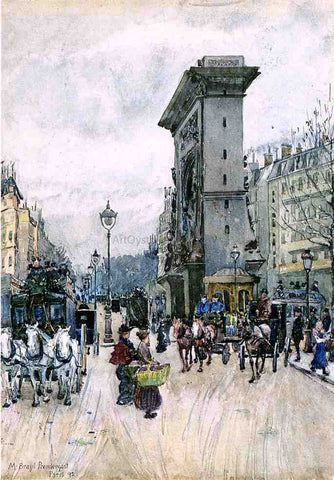  Maurice Prendergast La Porte San Denis - Hand Painted Oil Painting