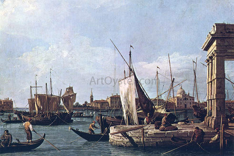 Canaletto La Punta Della Dogana - Hand Painted Oil Painting