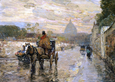  Frederick Childe Hassam La Val du Grace, Spring Morning - Hand Painted Oil Painting