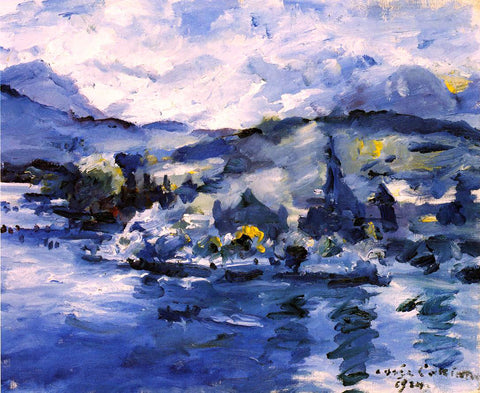 Lovis Corinth Lake Lucerne, Afternoon - Hand Painted Oil Painting