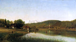  Thomas Worthington Whittredge Lake Village (also known as Swiss Scene) - Hand Painted Oil Painting