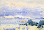  Henri Edmond Cross Land by the Sea - Hand Painted Oil Painting