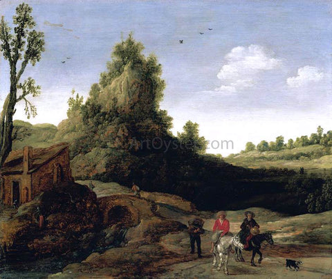  Esaias Van de Velde Landscape - Hand Painted Oil Painting