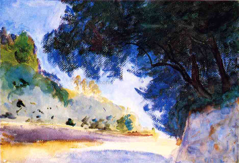  John Singer Sargent Landscape, Olive Trees, Corfu - Hand Painted Oil Painting