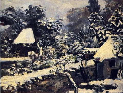  Pierre Auguste Renoir Landscape, Snow Effect - Hand Painted Oil Painting