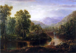  William Louis Sonntag Landscape with Fishermen - Hand Painted Oil Painting