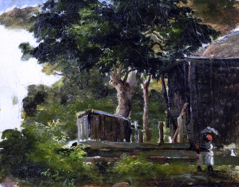  Camille Pissarro Landscape with House in the Woods in Saint Thomas, Antilles - Hand Painted Oil Painting