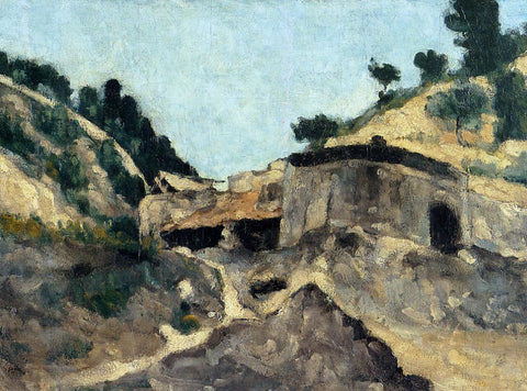  Paul Cezanne Landscape with Watermill - Hand Painted Oil Painting