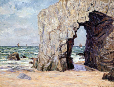  Maxime Maufra L'Arche de Port blanc presq L'Ile de Quiberon - Hand Painted Oil Painting