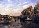  Camille Pissarro Le Grenouillere at Bougival - Hand Painted Oil Painting