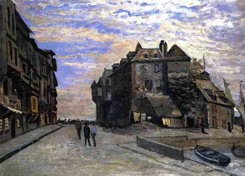  Claude Oscar Monet Le Lieutenance at Honfleur - Hand Painted Oil Painting