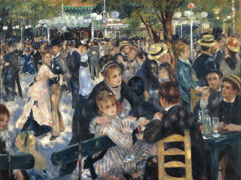  Pierre Auguste Renoir Le moulin de la Galette - Hand Painted Oil Painting