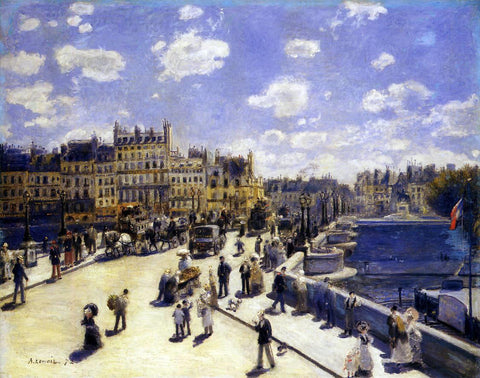  Pierre Auguste Renoir Le Pont-Neuf, Paris - Hand Painted Oil Painting