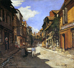  Claude Oscar Monet Le Rue de La Bavolle at Honfleur - Hand Painted Oil Painting