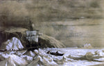  William Bradford Locked In - Baffin Bay - Hand Painted Oil Painting