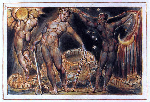  William Blake Los - Hand Painted Oil Painting