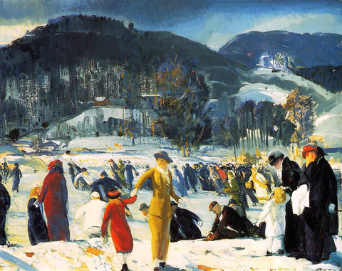  George Wesley Bellows Love of Winter - Hand Painted Oil Painting