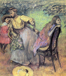  Edgar Degas Madame Alexis Rouart and Her Children - Hand Painted Oil Painting