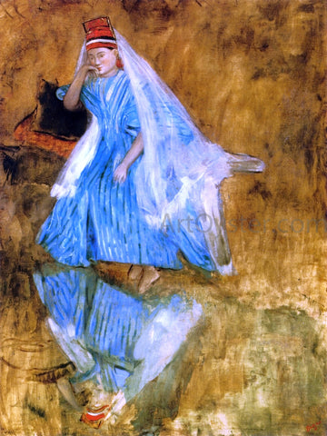  Edgar Degas Mademoiselle Fiocre in the Ballet "The Source" (study) - Hand Painted Oil Painting