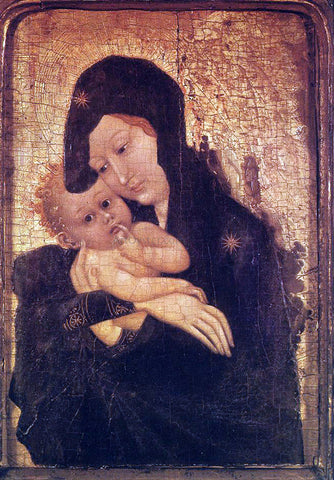  Jean Malouel Madonna and Child - Hand Painted Oil Painting
