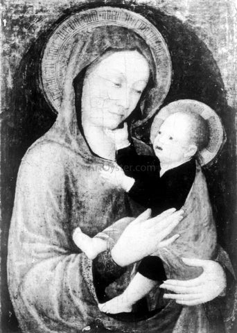  Jacopo Bellini Madonna mit dem Kind - Hand Painted Oil Painting