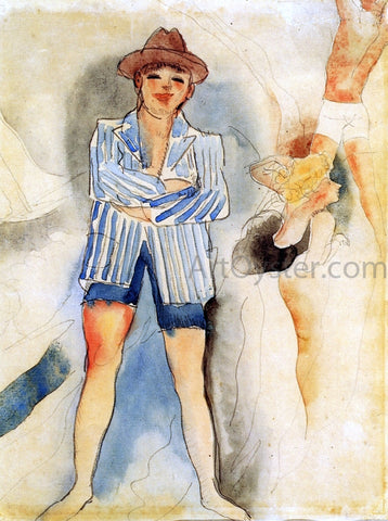 Charles Demuth Man in Blazer - Hand Painted Oil Painting