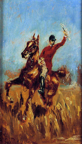  Henri De Toulouse-Lautrec Master of the Hunt - Hand Painted Oil Painting