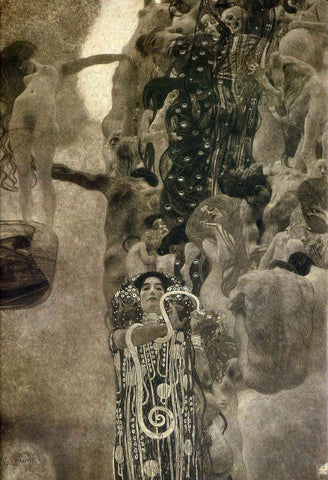  Gustav Klimt Medicine Final State - Hand Painted Oil Painting