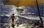  Joaquin Sorolla Y Bastida Midday at Valencia beach - Hand Painted Oil Painting