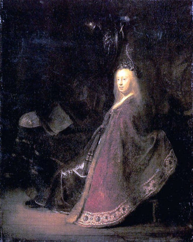  Rembrandt Van Rijn Minerva - Hand Painted Oil Painting