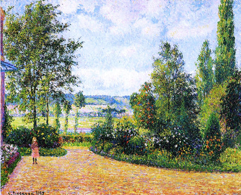  Camille Pissarro Mirbeau's Garden, the Terrace - Hand Painted Oil Painting