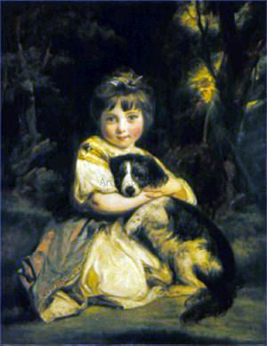  Sir Joshua Reynolds Miss Jane Bowles - Hand Painted Oil Painting