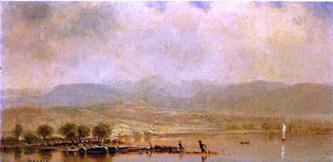  Homer Dodge Martin Misty Morning on the Hudson River - Hand Painted Oil Painting