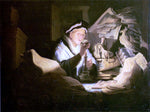  Rembrandt Van Rijn Moneychanger - Hand Painted Oil Painting