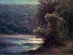  John Ottis Adams Moonlight on the Whitewater - Hand Painted Oil Painting