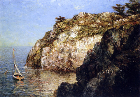  James Gale Tyler Moored Along the Cliffs - Hand Painted Oil Painting