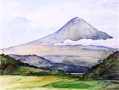  John La Farge Mountain of Fuji-San from Fuji-Kawa - Hand Painted Oil Painting