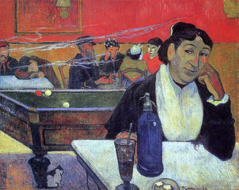  Paul Gauguin Night Cafe at Arles - Hand Painted Oil Painting