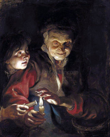 Peter Paul Rubens Night Scene - Hand Painted Oil Painting