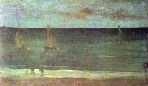  James McNeill Whistler Nocturne: Blue and Silver - Bognor - Hand Painted Oil Painting