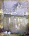  James McNeill Whistler Nocturne: Grey and Gold - Canal, Holland - Hand Painted Oil Painting