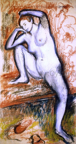  Edgar Degas Nude Study of a Dancer - Hand Painted Oil Painting