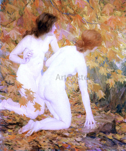  Francis Coates Jones Nymphs in the Autumn Woods - Hand Painted Oil Painting