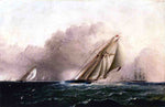  James E Buttersworth N.Y.Y.C. Schooner Yacht Estelle Running Home - Hand Painted Oil Painting