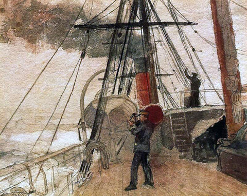  Winslow Homer Observations on Shipboard - Hand Painted Oil Painting