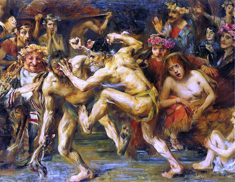  Lovis Corinth Odysseus Fighting with the Beggar - Hand Painted Oil Painting