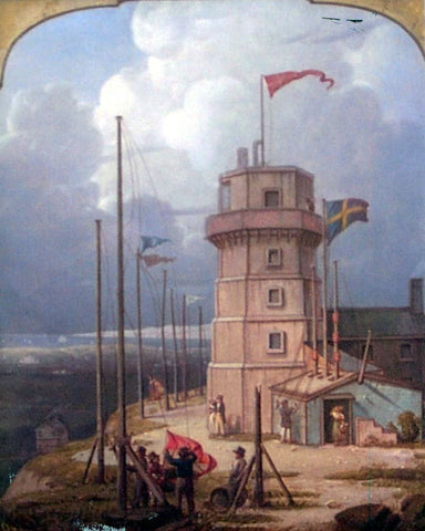  Robert Salmon Old Bidston Lighthouse - Hand Painted Oil Painting