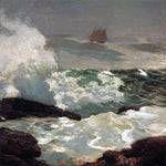  Winslow Homer On a Lee Shore - Hand Painted Oil Painting